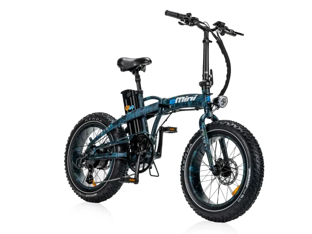 eMini GT40 - Blå CAMO m. Camo Fælge