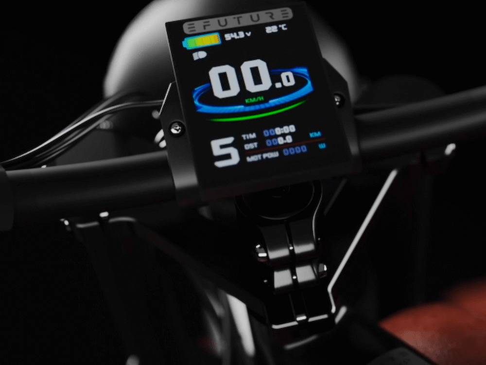 Alternative view of EFUTURE Farvedisplay