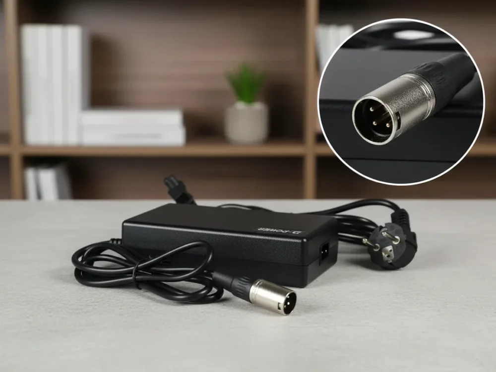 XLR Oplader til elcykel eMini fatbike