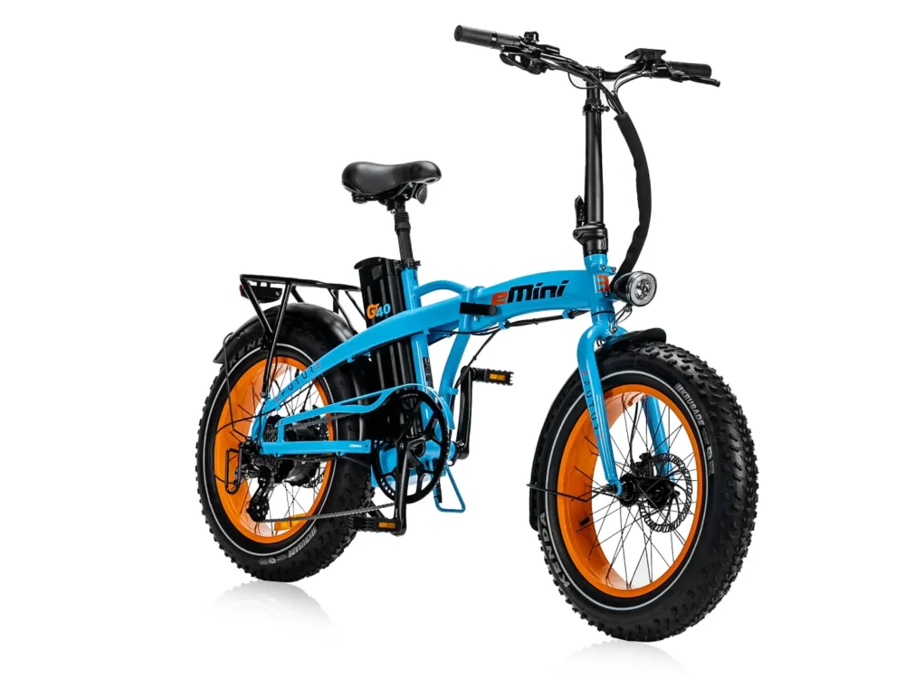 Efuture Elcykel eMini GT40 Blå Gulf Edition