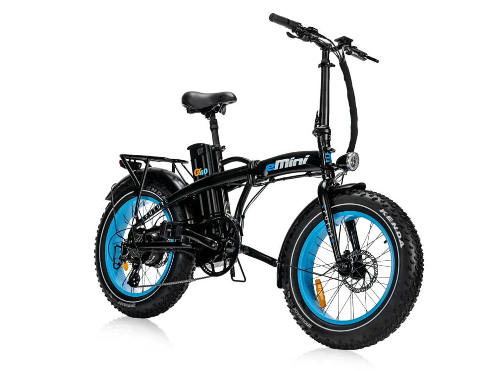 Efuture Elcykel eMini GT40 Sort med udstyr