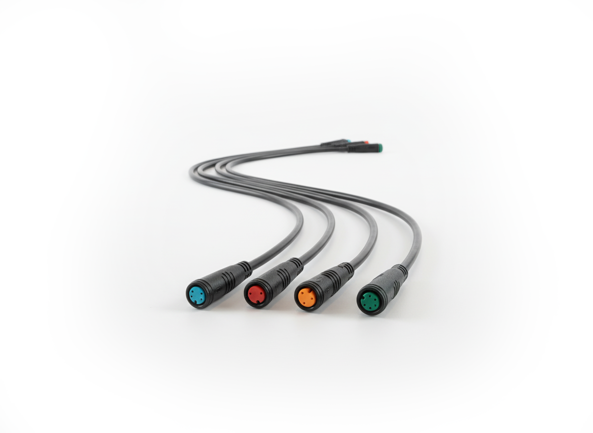 Julet Forlænger Kabel 30CM 1 Julet forlænger kabel til elcykel