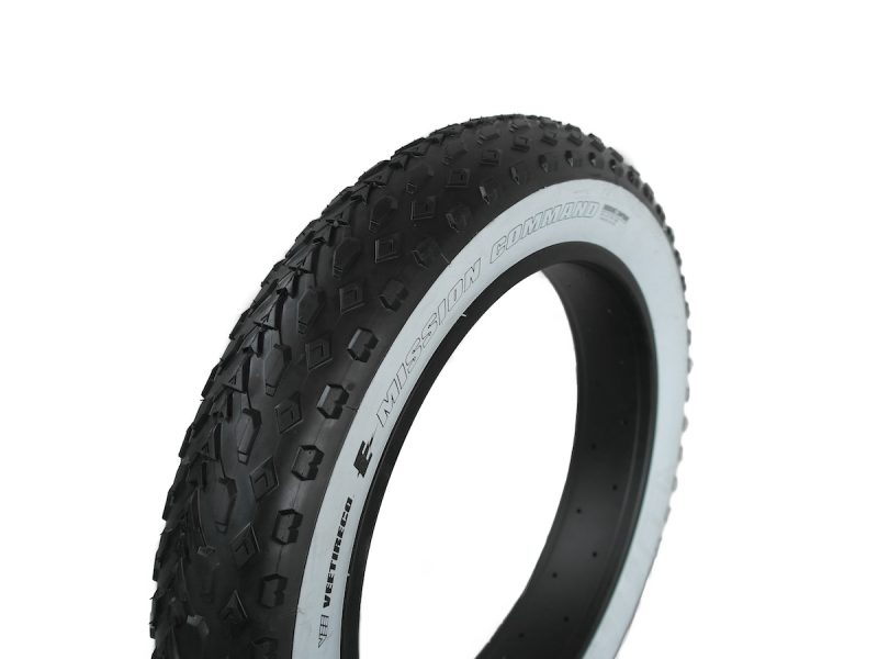 Vee tire Mission Command white wall