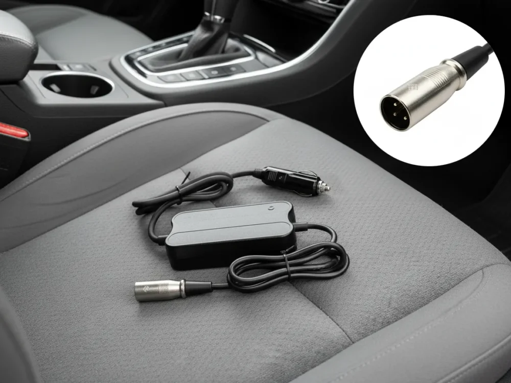 XLR Stik til elcykel 12v til bil