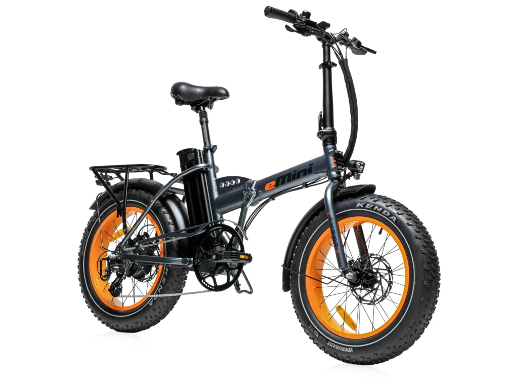 eMini Classic - Grå m. orange fælge