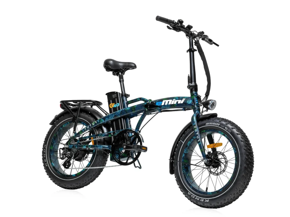 eMini GT40 - Blå CAMO m. Camo Fælge