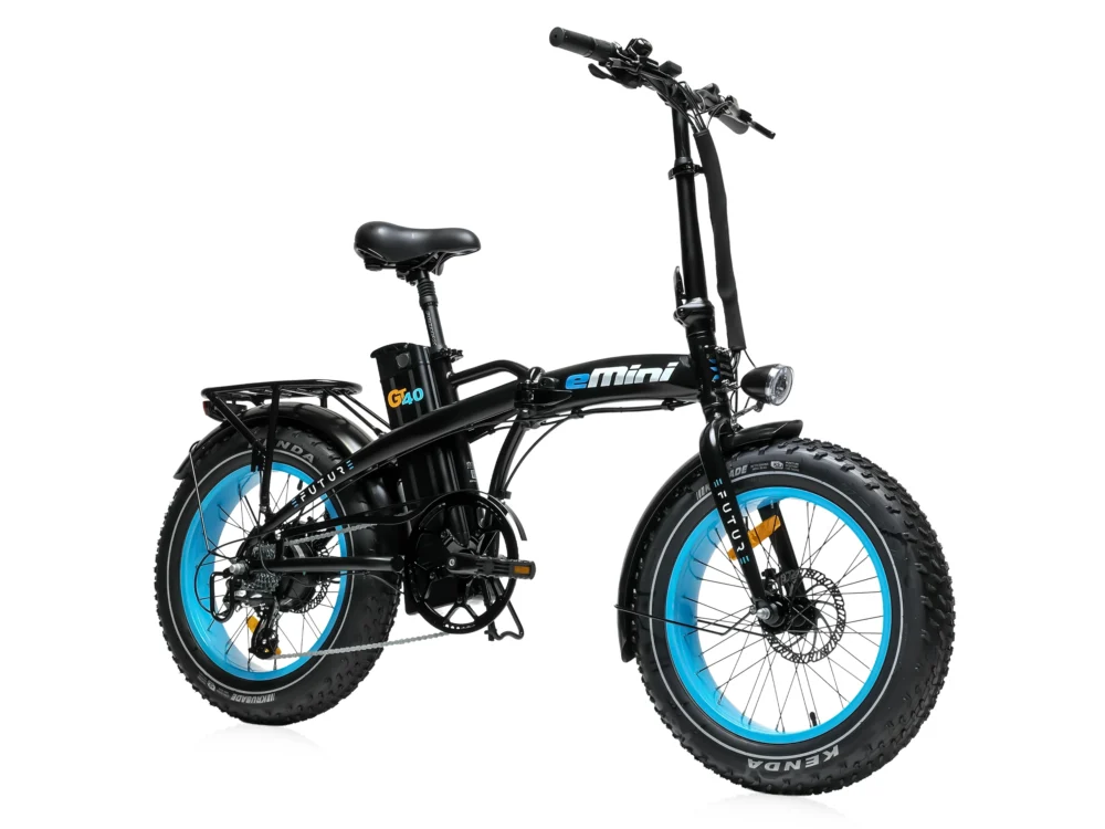 eMini GT40 - Sort m. Cyan Fælge