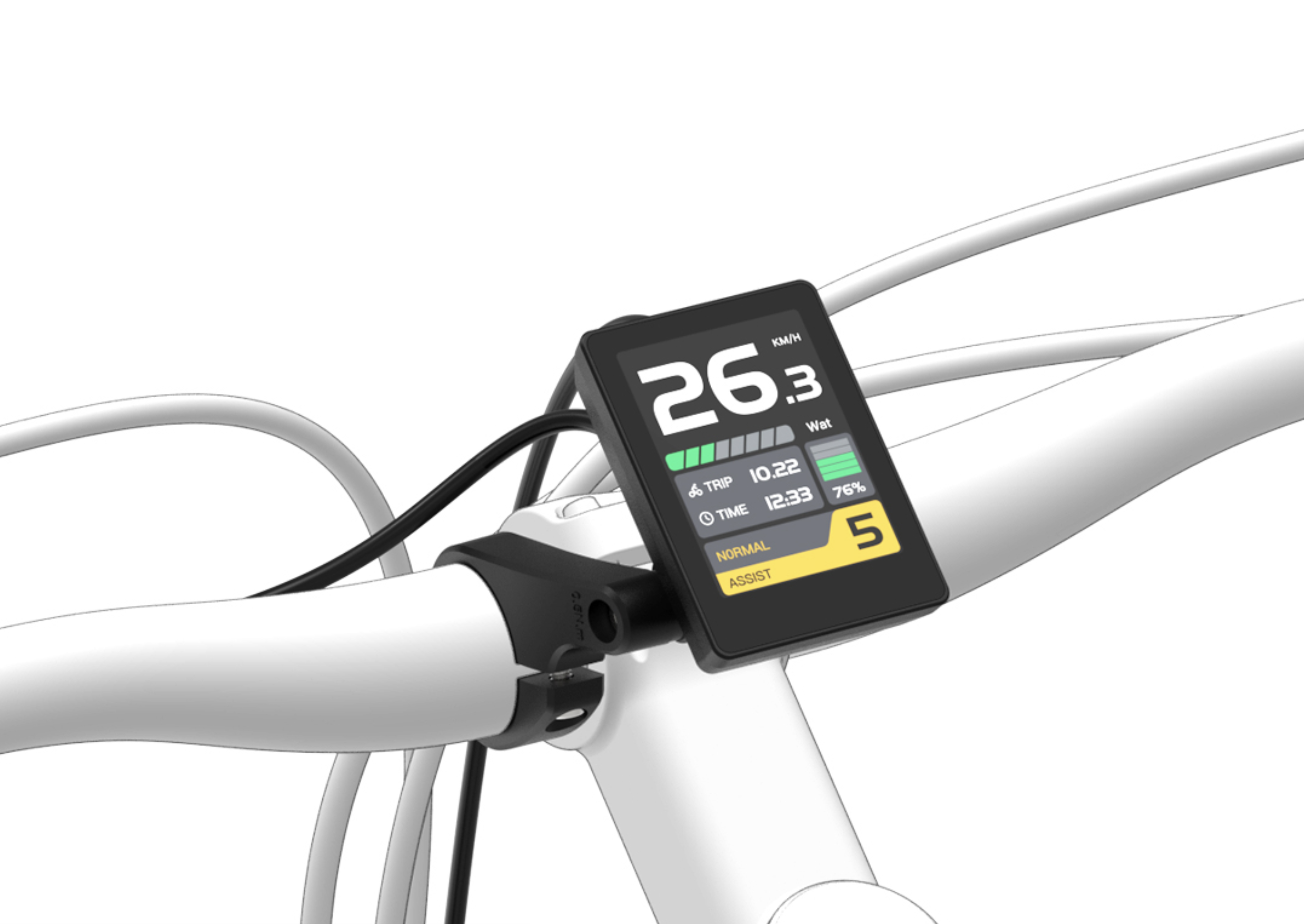 Upgrade til farvedisplat 2,4 tommer