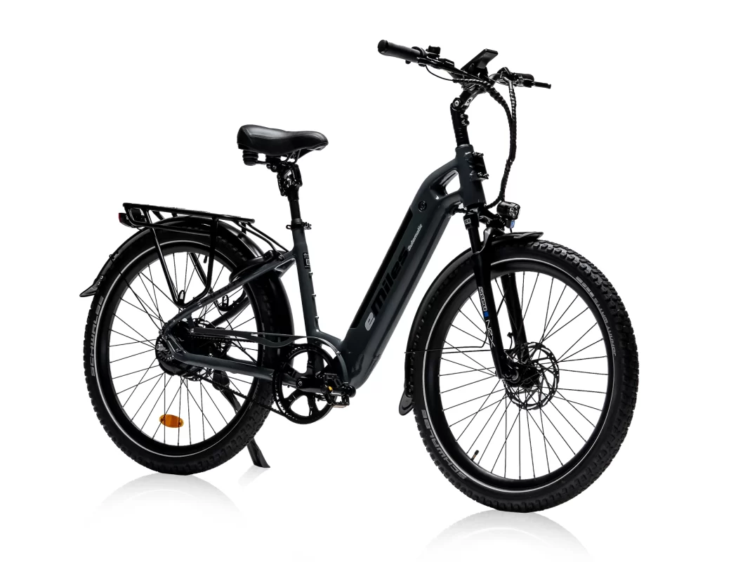Efuture Elcykel Emiles Automatic Antracit Grå Cross Country Dæk