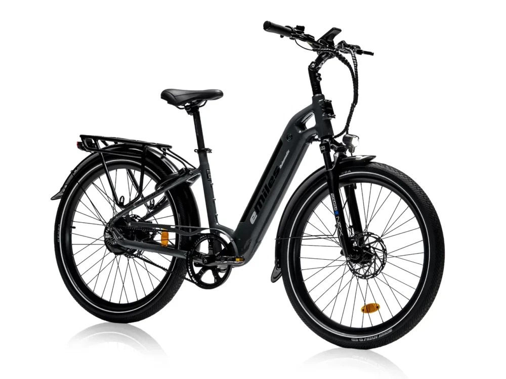 Efuture Elcykel eMiles Automatic Antracit Grå