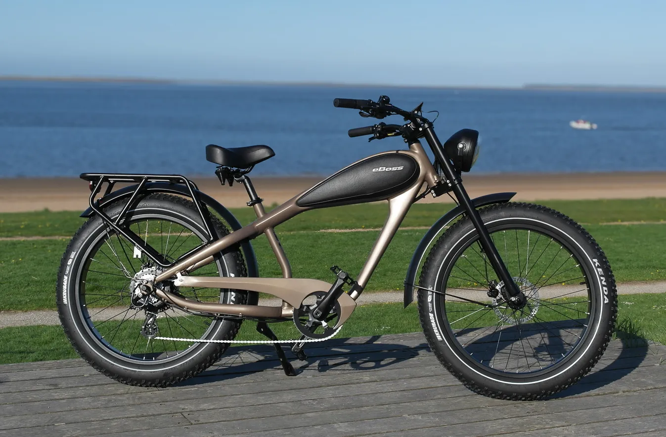 Efuture Retro Elcykel eBoss Custom Mokka