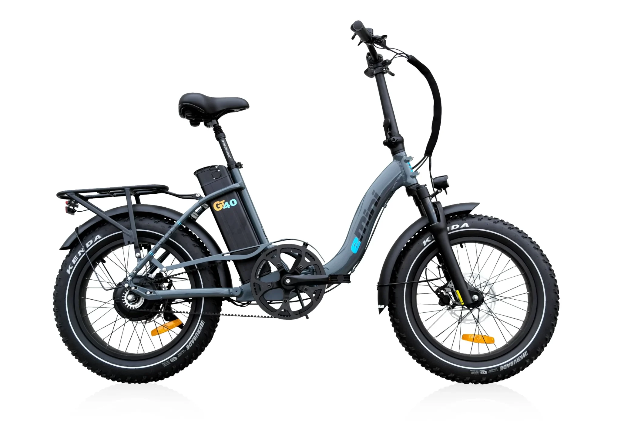 Efuture Elcykel eMini Low GT40 Automatic Antracit Fatbike