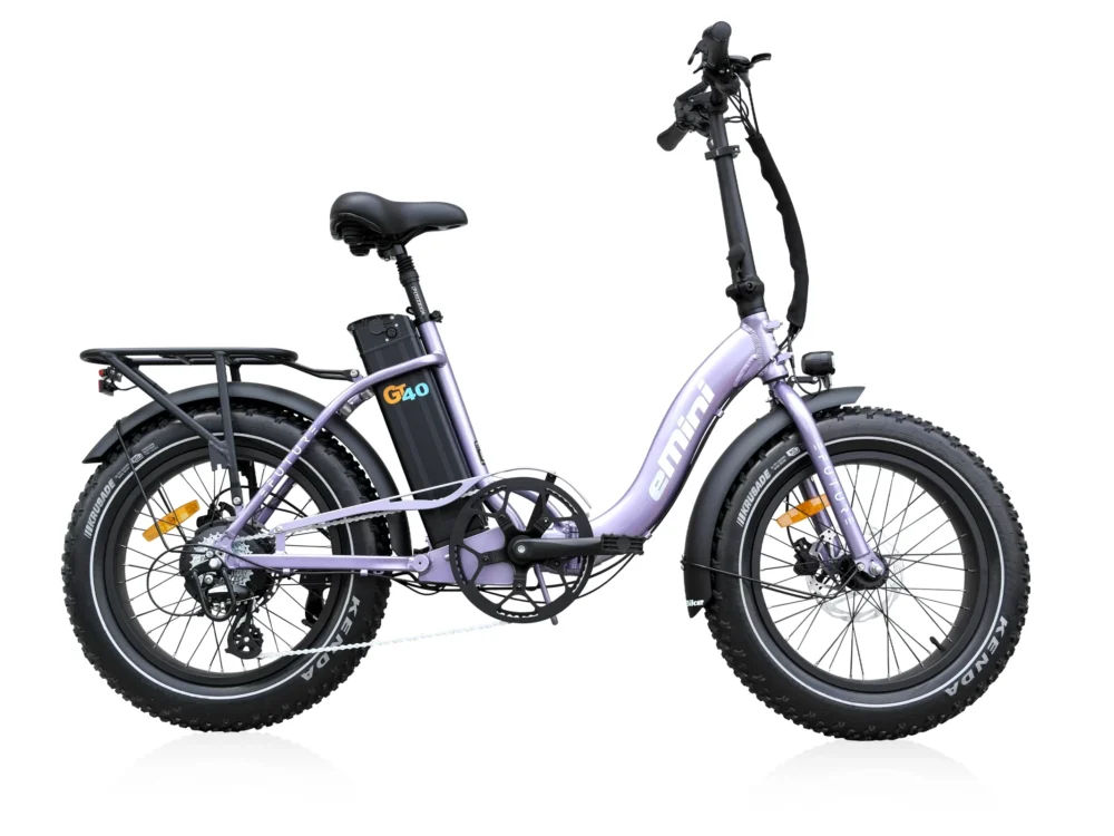 Alternative view of eMini Low GT40 - Lilla m. sorte fælge