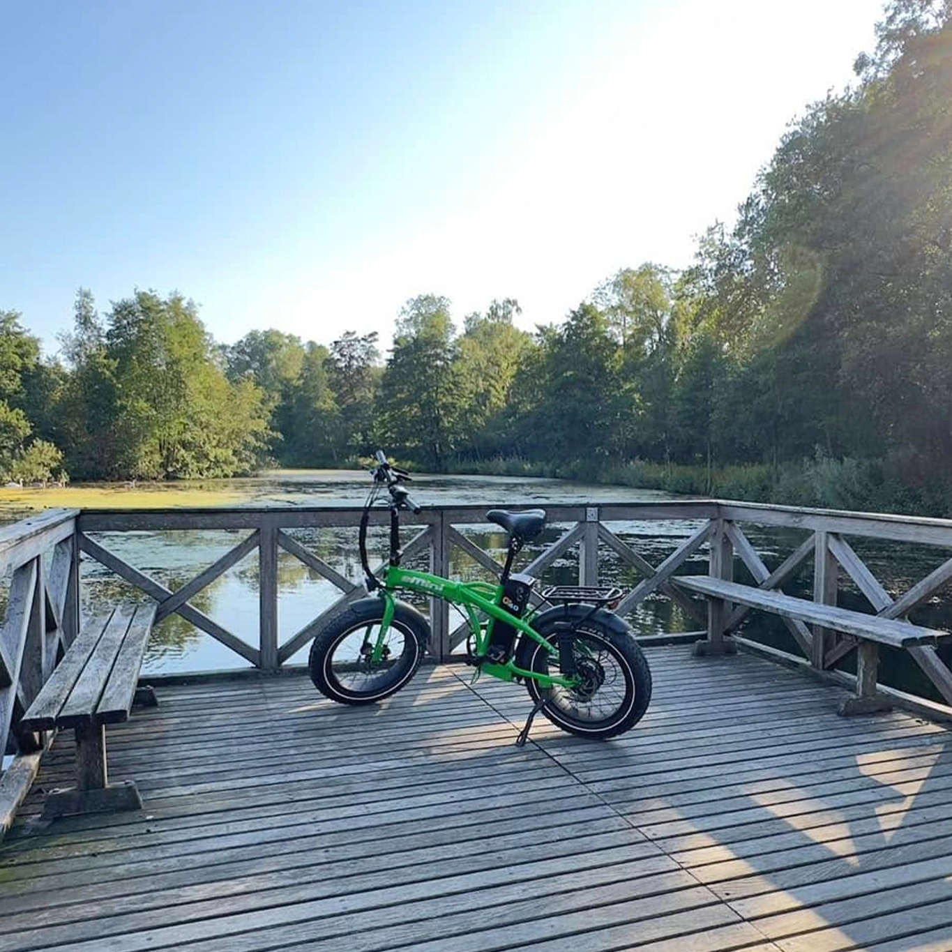 EFUTURE eMini Fatbike Elcykel Grøn