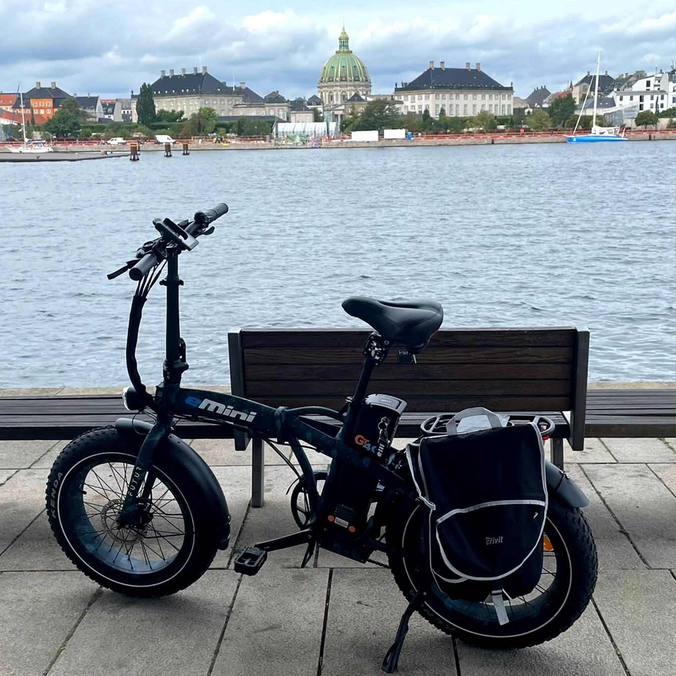 EFUTURE eMini Fatbike Elcykel Camo København Amalienborg