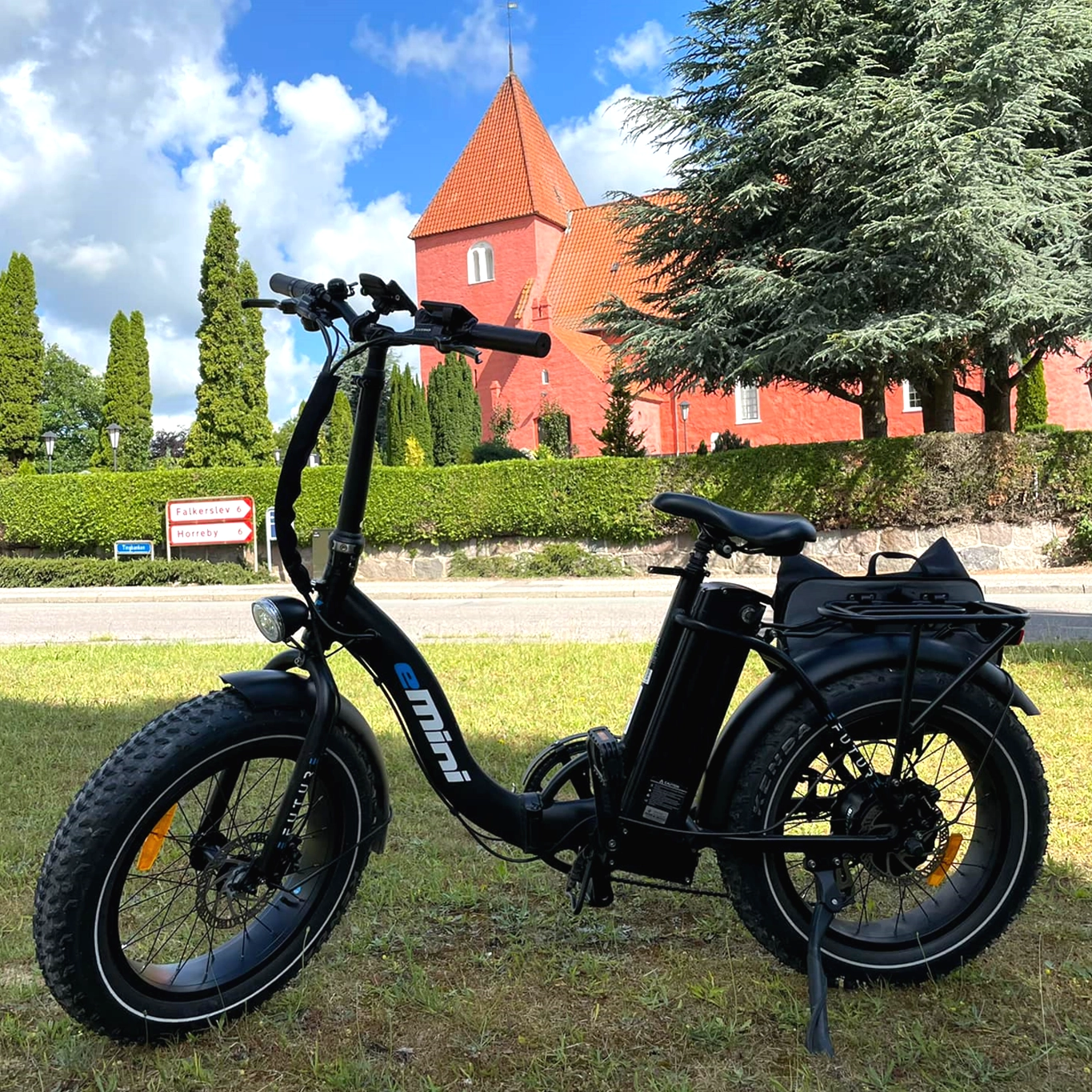 EFUTURE eMini Low Fatbike Elcykel Sort Horreby