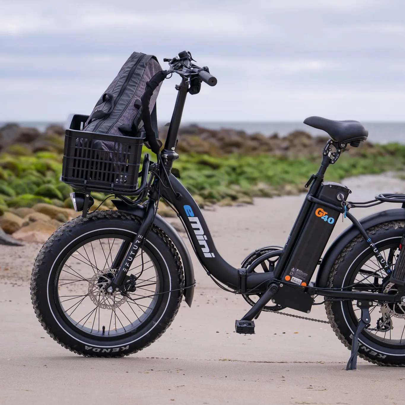 EFUTURE eMini Fatbike Elcykel Sort