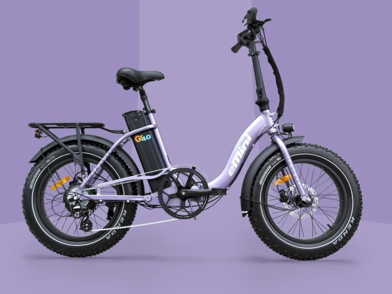Lilla EFUTURE eMini Low GT40 Fatbike elcykel med lav indstigning