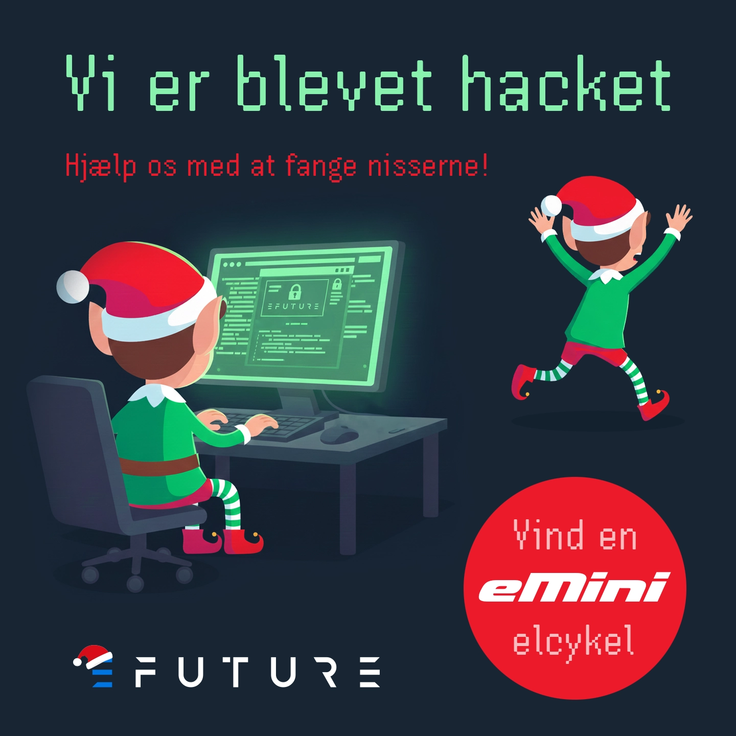 EFUTURE Julekalender Banner Vind en eMini elcykel
