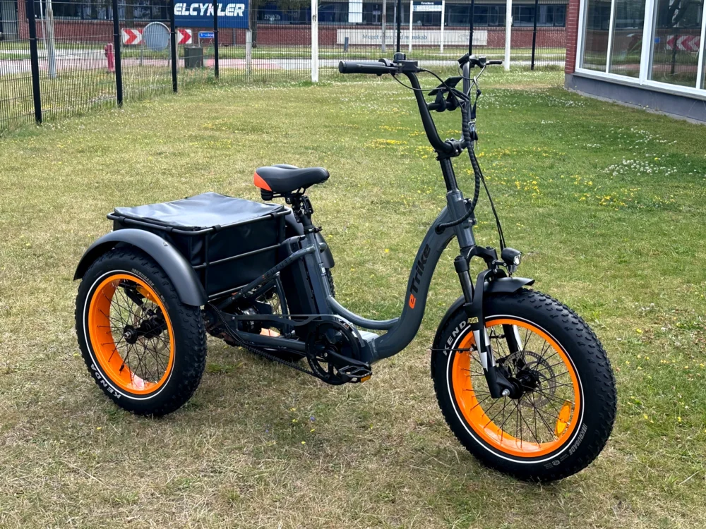 eTrike Automatic – Antracit m. Orange fælge